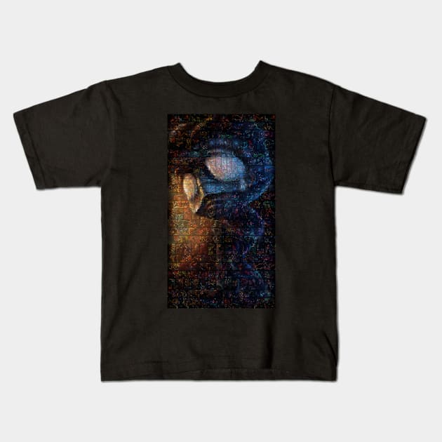 Amumu  Mosaic Portrait 6 Kids T-Shirt by nowtfancy